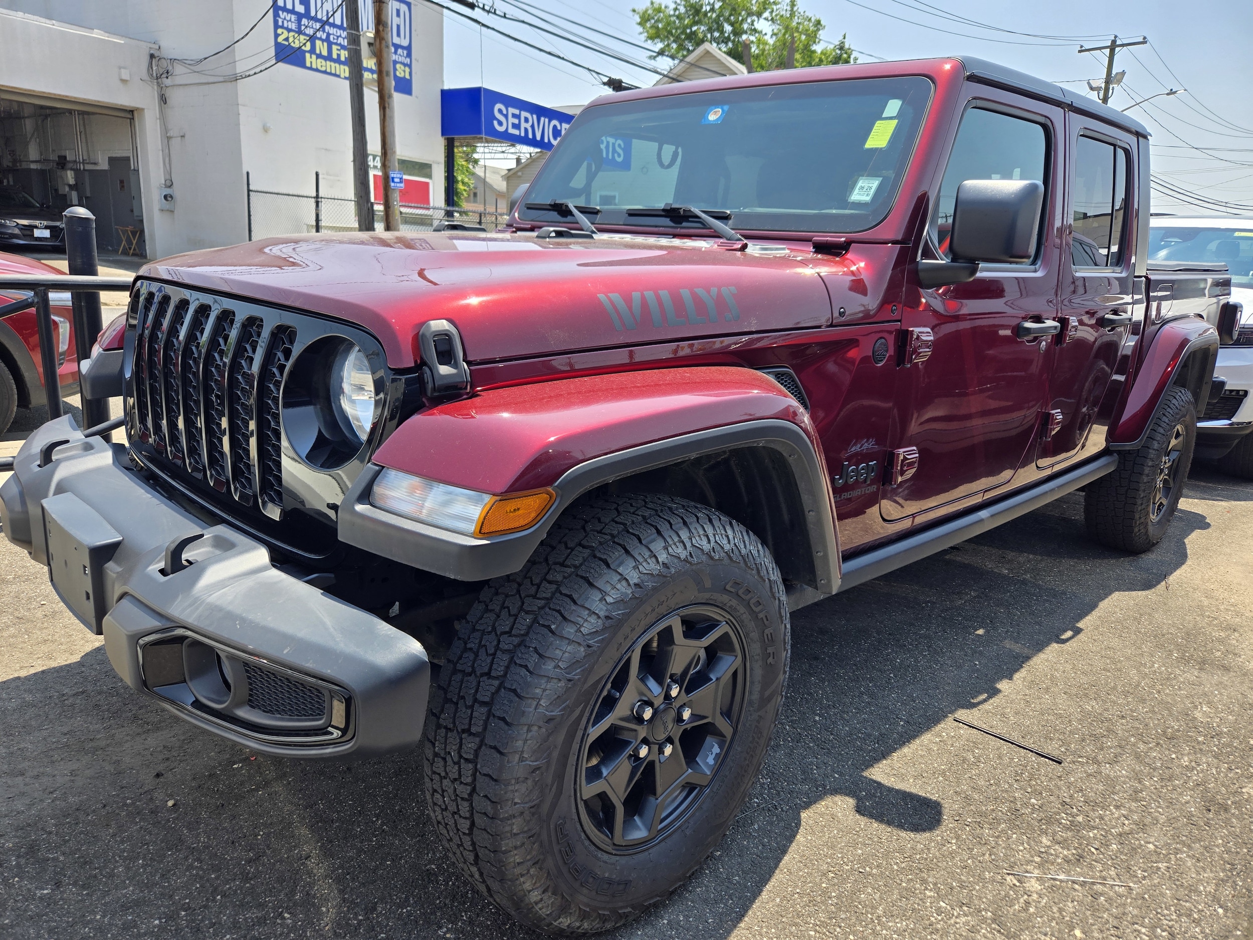 Used 2021 Jeep Gladiator WILLYS with VIN 1C6HJTAG3ML558742 for sale in Hempstead, NY