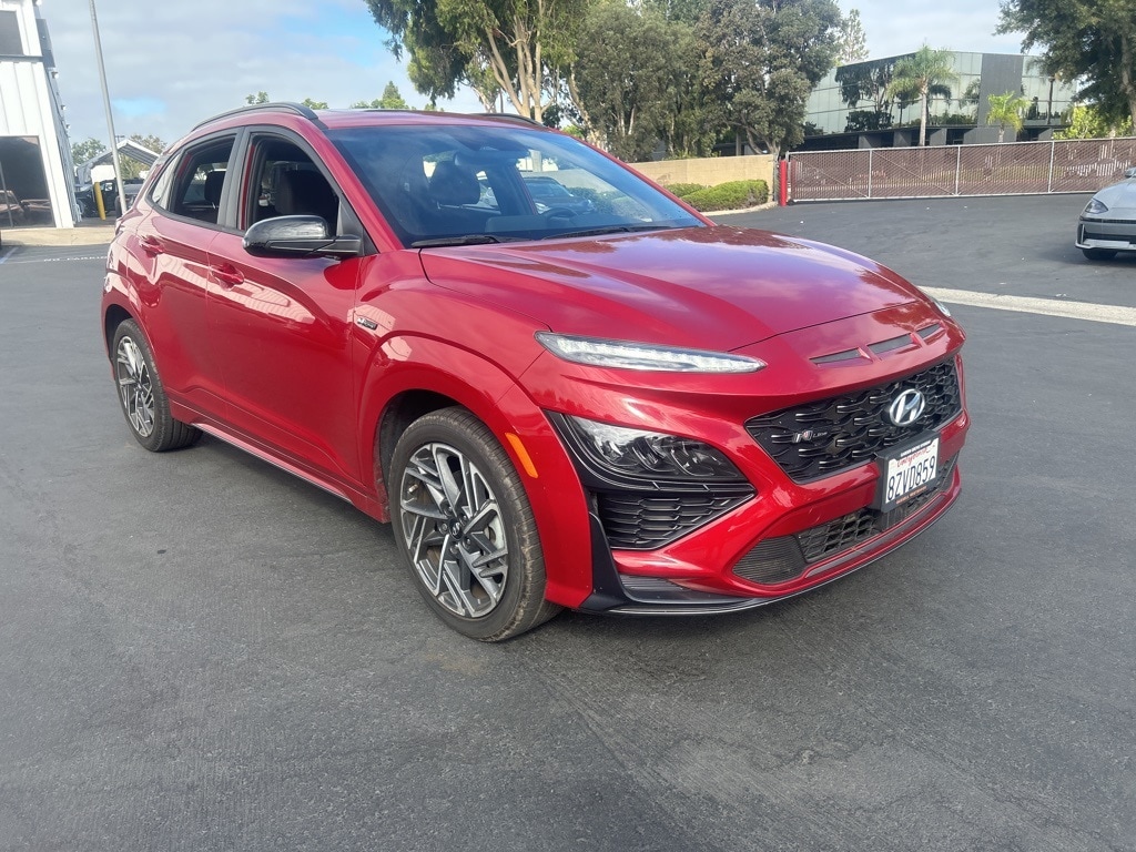 Certified 2022 Hyundai Kona N Line with VIN KM8K33A37NU867630 for sale in Garden Grove, CA