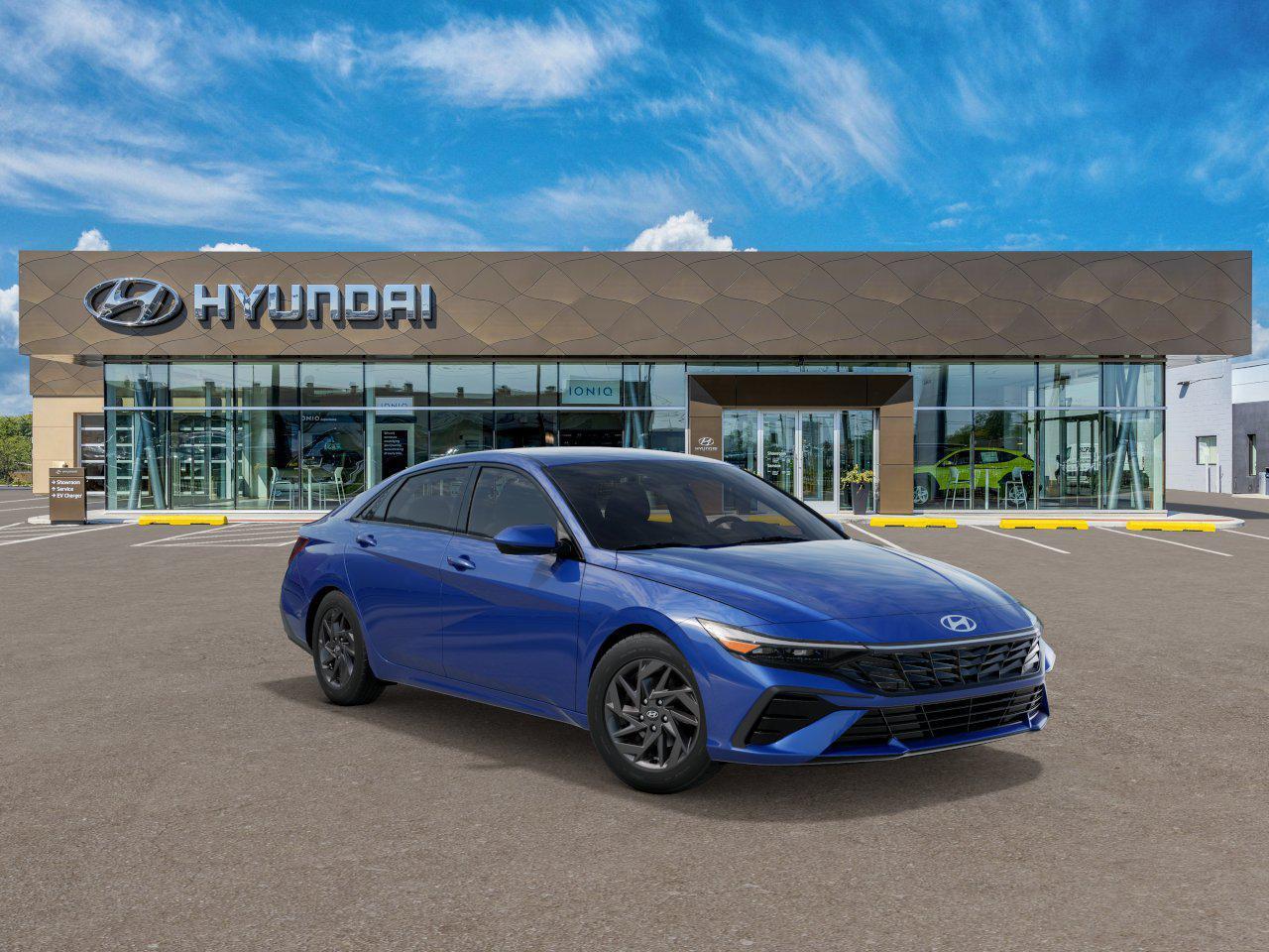 2025 Hyundai Elantra Hybrid Blue photo 2