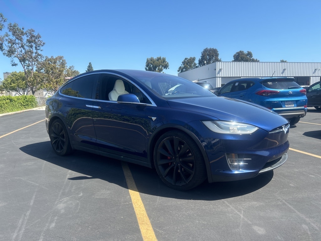 Used 2017 Tesla Model X P100D with VIN 5YJXCBE40HF059589 for sale in Garden Grove, CA