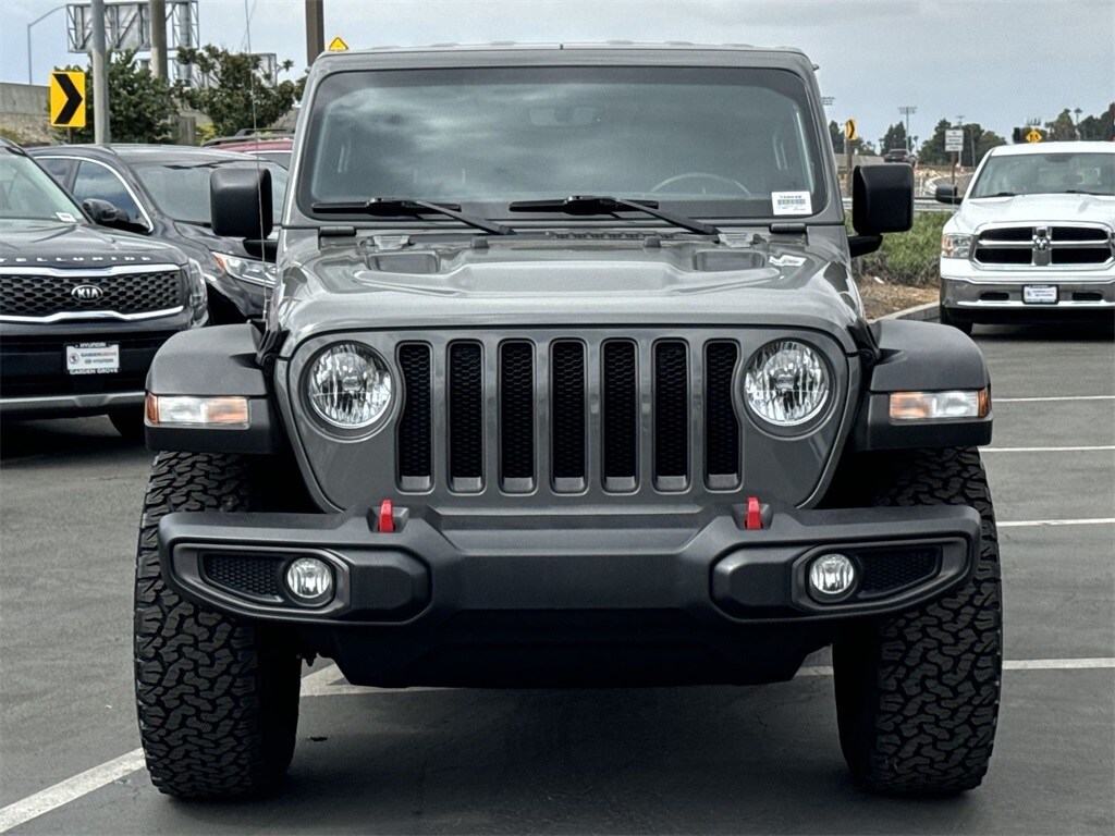 Used 2021 Jeep Wrangler Unlimited Rubicon with VIN 1C4JJXFM6MW741051 for sale in Garden Grove, CA