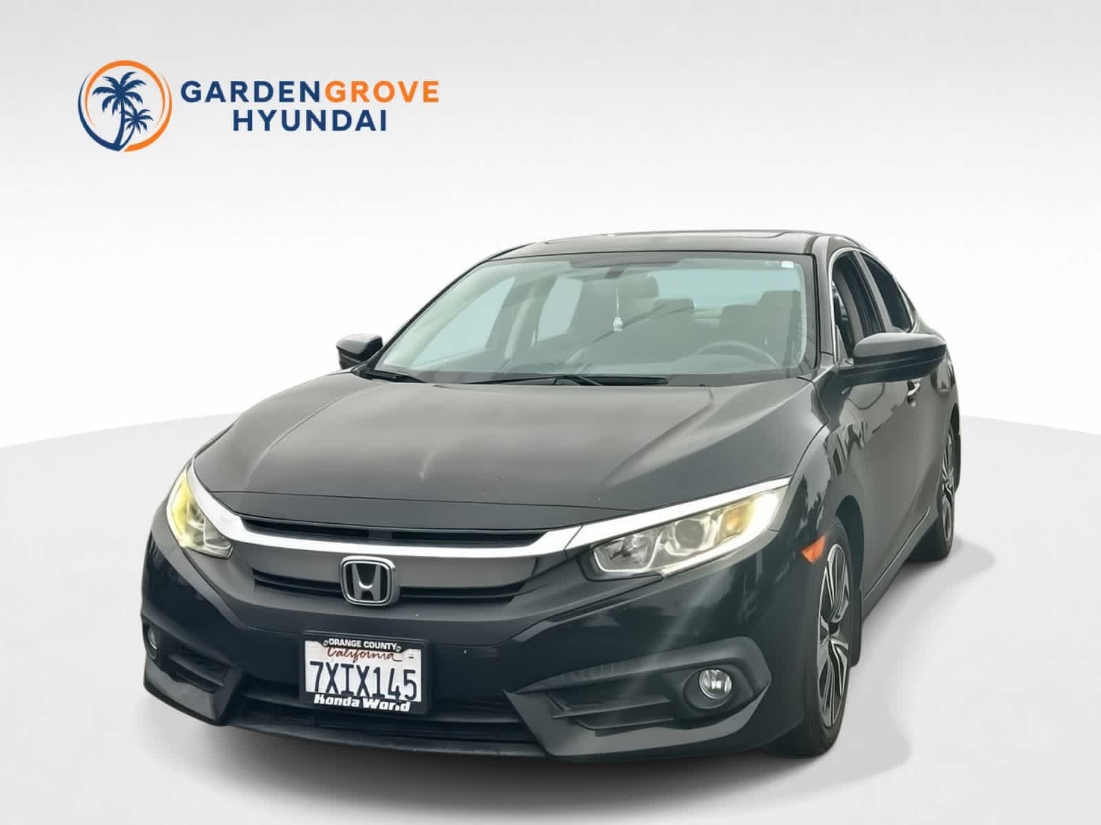 Used 2017 Honda Civic EX-L with VIN 2HGFC1F72HH636438 for sale in Garden Grove, CA