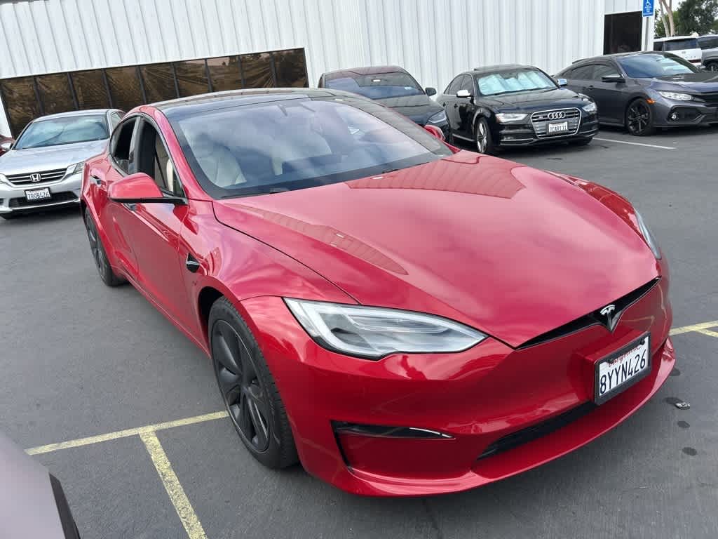 Used 2021 Tesla Model S Long Range Plus with VIN 5YJSA1E57MF444239 for sale in Garden Grove, CA