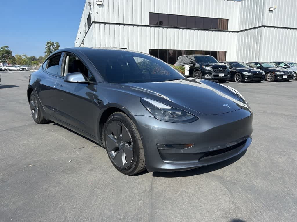Used 2022 Tesla Model 3 Base with VIN 5YJ3E1EA1NF375054 for sale in Garden Grove, CA