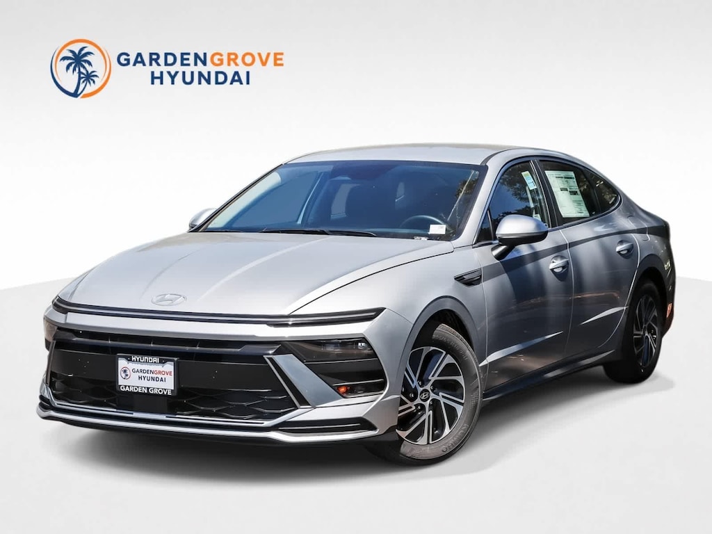 New 2026 Hyundai Sonata Hybrid Blue Sedan
