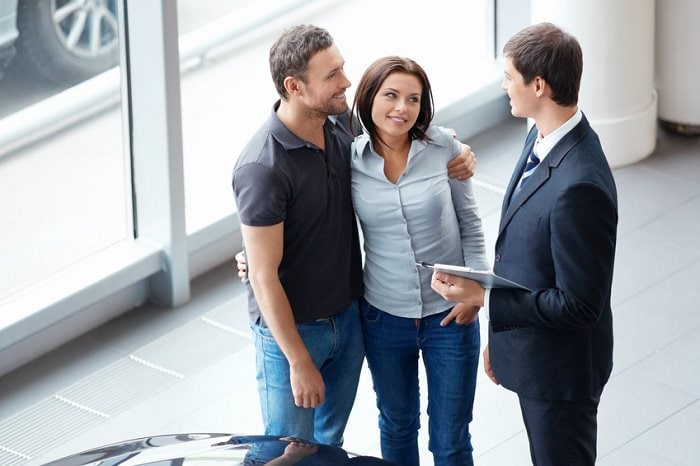 Dealer and couple