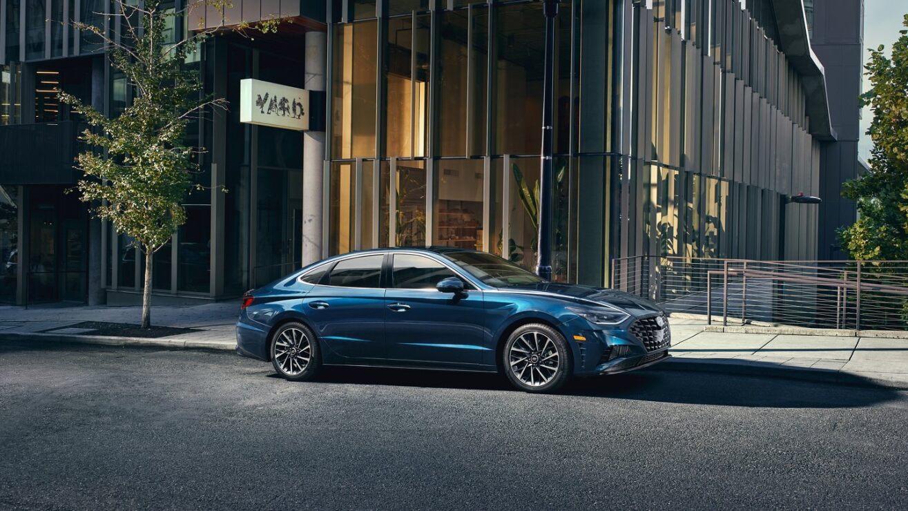 2022 Hyundai Sonata parked on the street