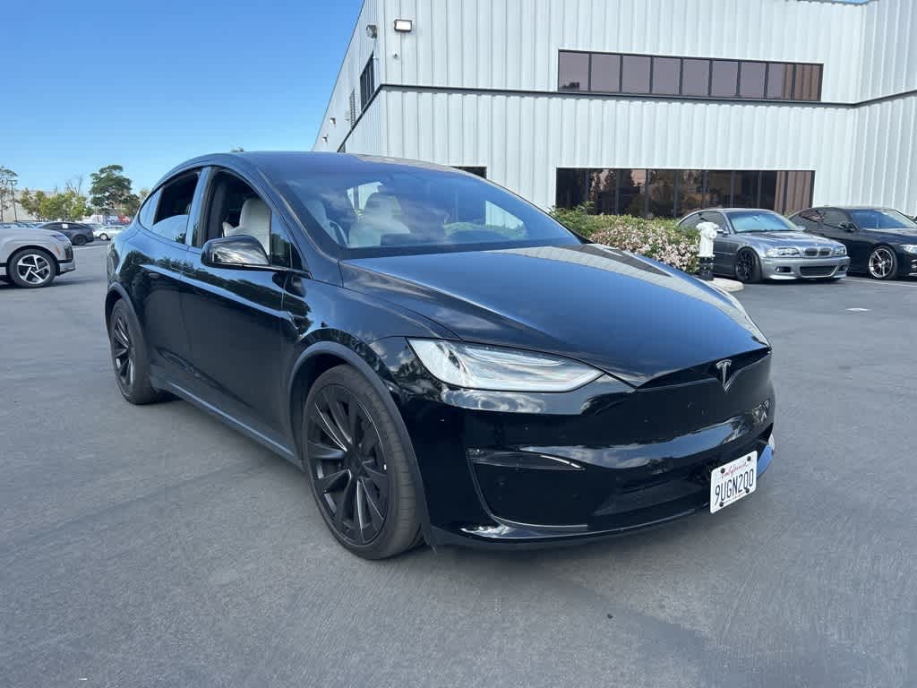 Used 2022 Tesla Model X Plaid with VIN 7SAXCBE63NF329852 for sale in Garden Grove, CA