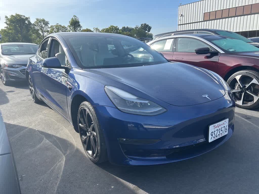 Used 2021 Tesla Model 3 Base with VIN 5YJ3E1EB0MF877593 for sale in Garden Grove, CA