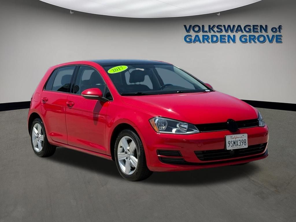 Used 2017 Volkswagen Golf Wolfsburg Edition with VIN 3VW217AUXHM075083 for sale in Garden Grove, CA