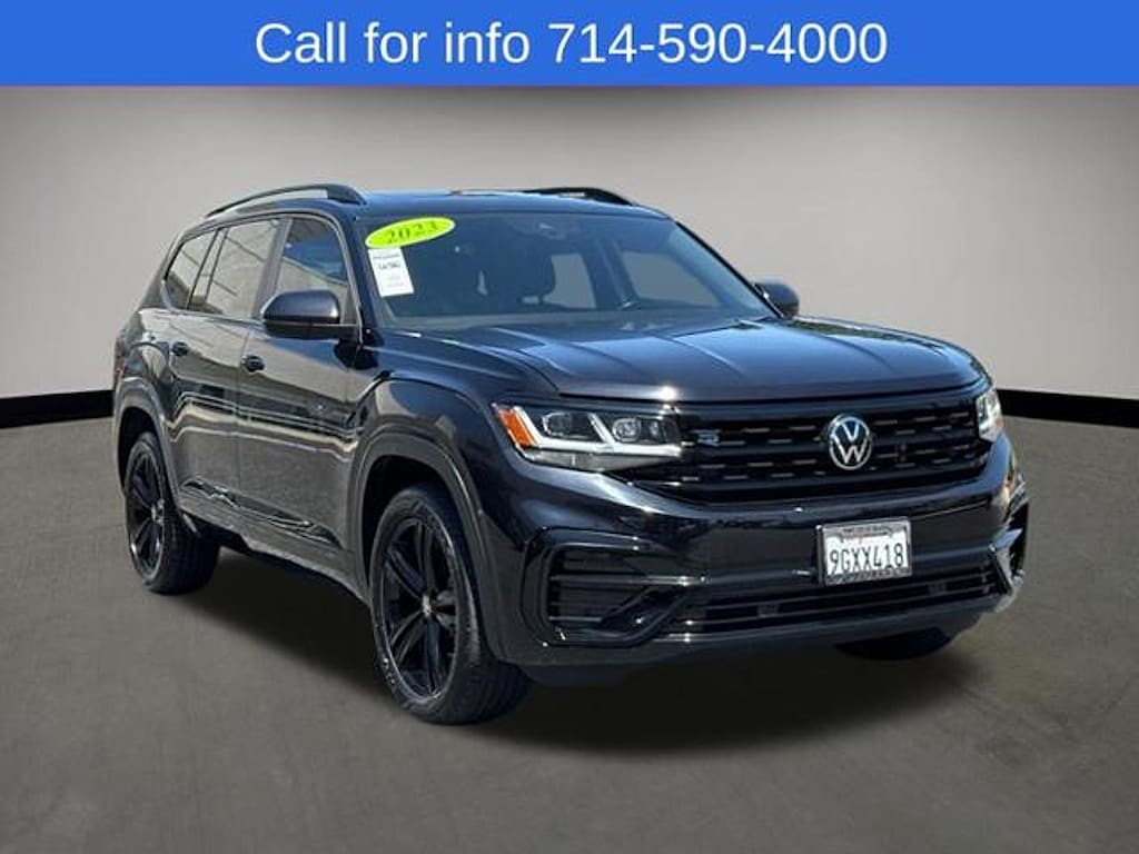Used 2023 Volkswagen Atlas 3.6L V6 SEL R-Line Black SUV