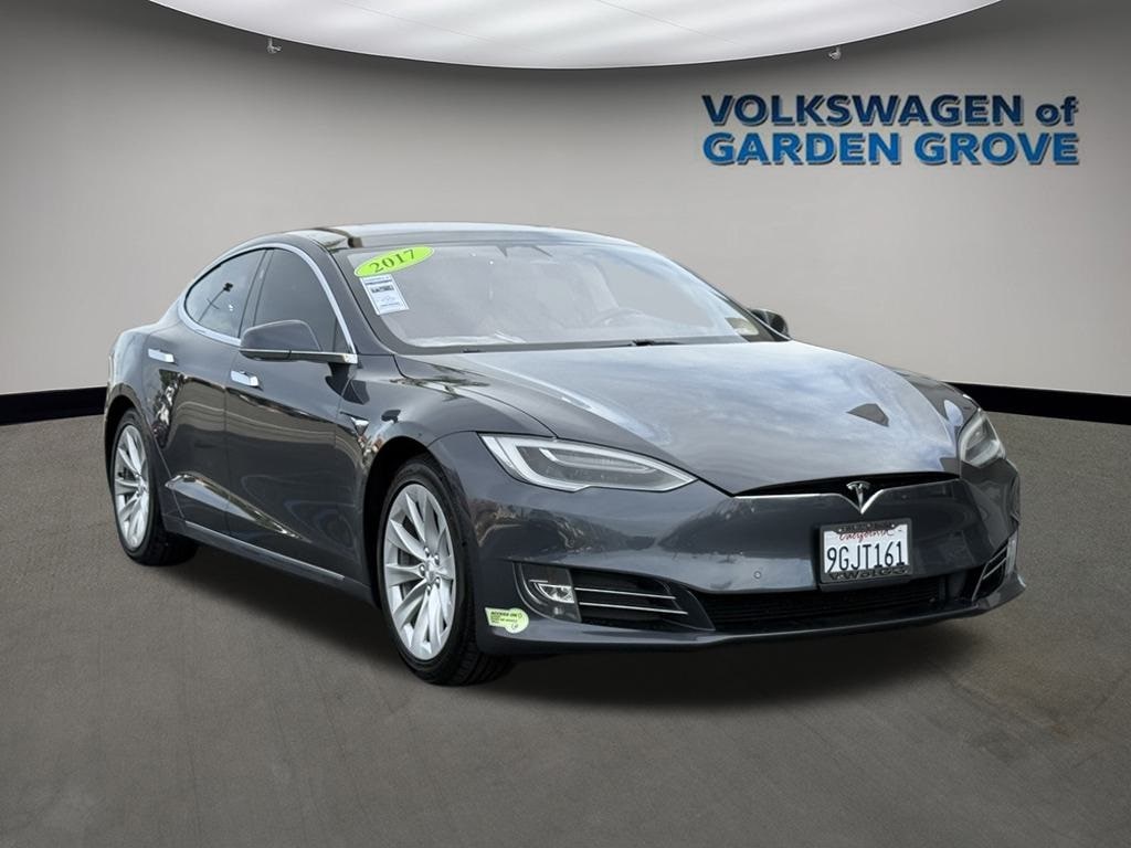 Used 2017 Tesla Model S 75D with VIN 5YJSA1E27HF231674 for sale in Garden Grove, CA
