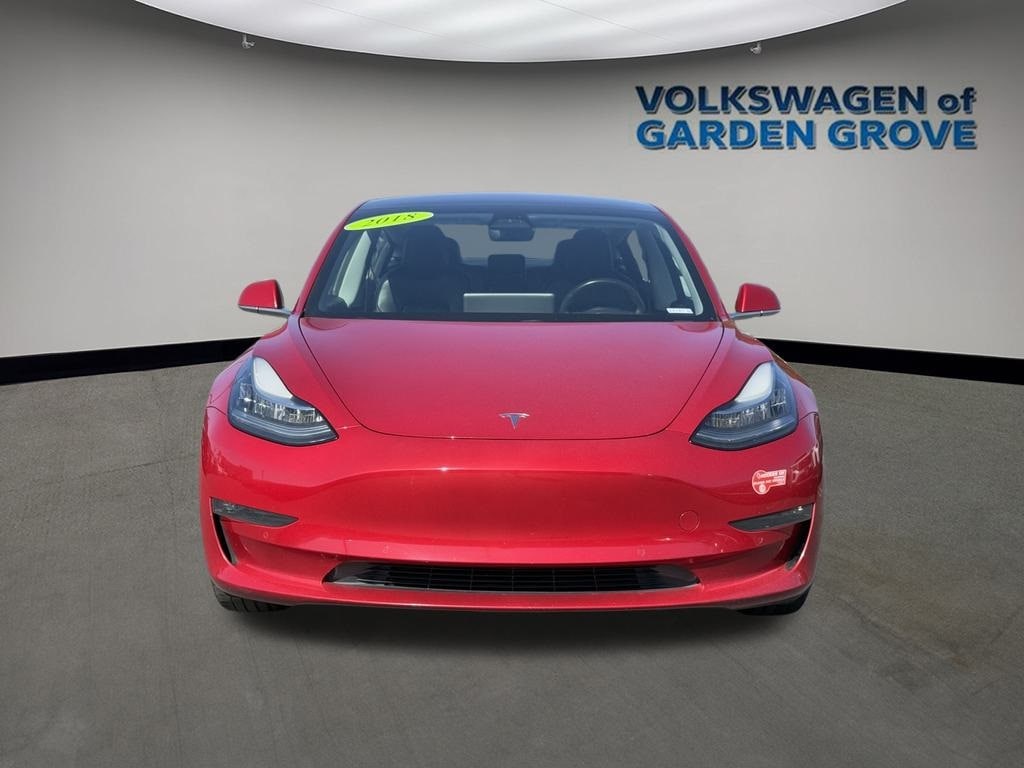 Used 2018 Tesla Model 3 Long Range with VIN 5YJ3E1EA7JF044831 for sale in Garden Grove, CA