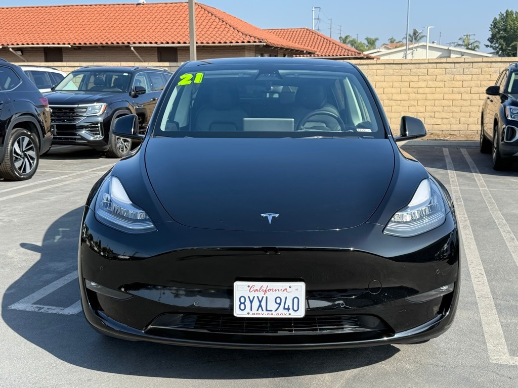 Used 2021 Tesla Model Y Long Range with VIN 5YJYGAEE1MF282651 for sale in Garden Grove, CA