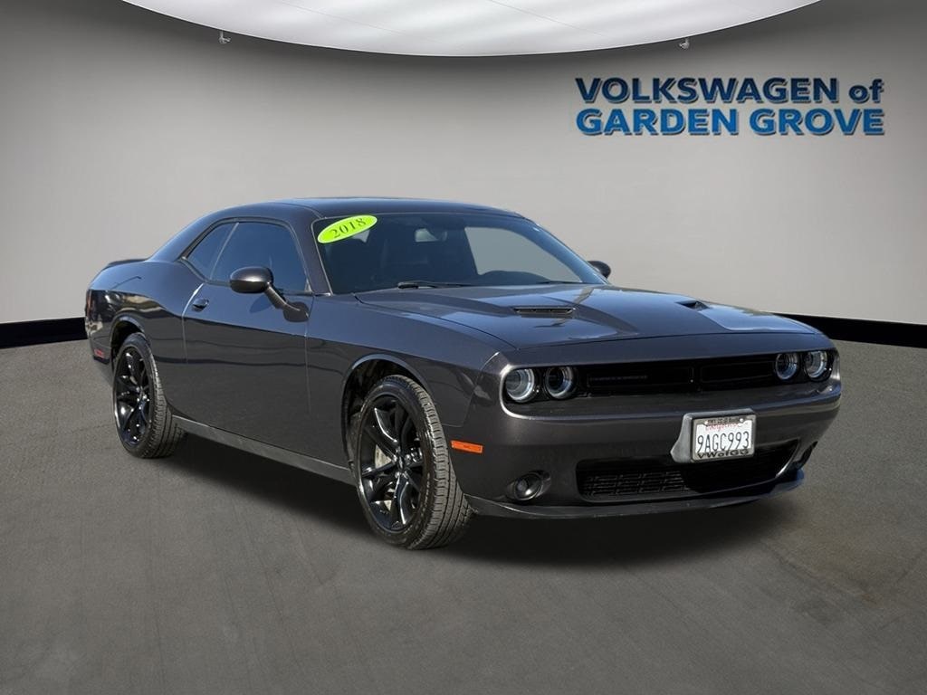 Used 2018 Dodge Challenger SXT Plus with VIN 2C3CDZAG0JH116673 for sale in Garden Grove, CA