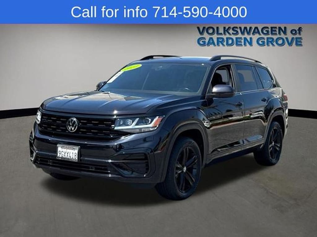 Used 2023 Volkswagen Atlas 3.6L V6 SEL R-Line Black SUV