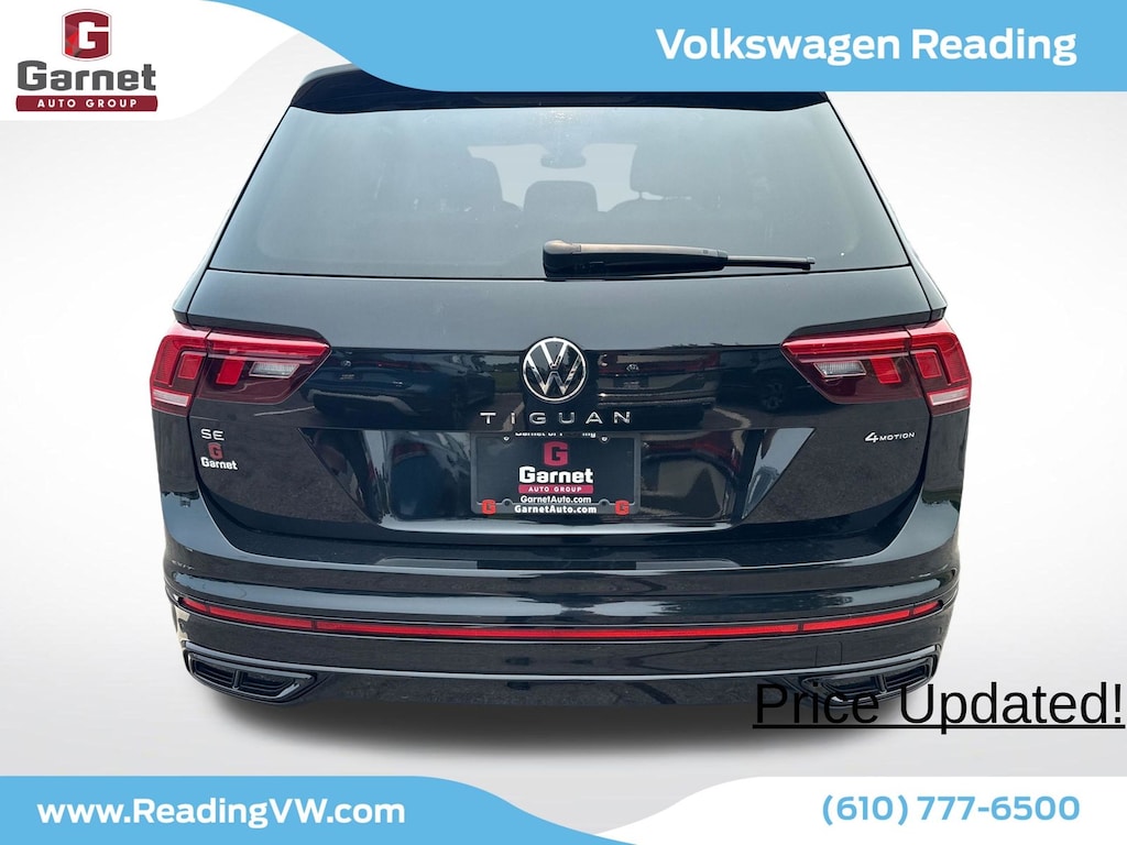 Certified 2023 Volkswagen Tiguan 2.0T SE R-Line Black SUV