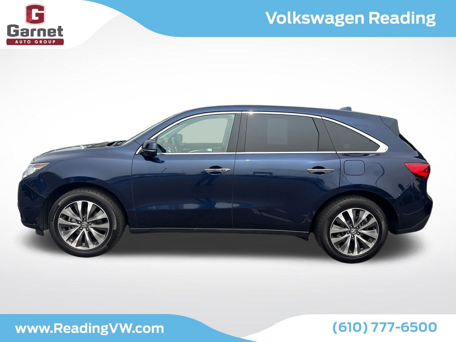 Used 2016 Acura MDX Technology Package with VIN 5FRYD4H44GB022602 for sale in Leesport, PA