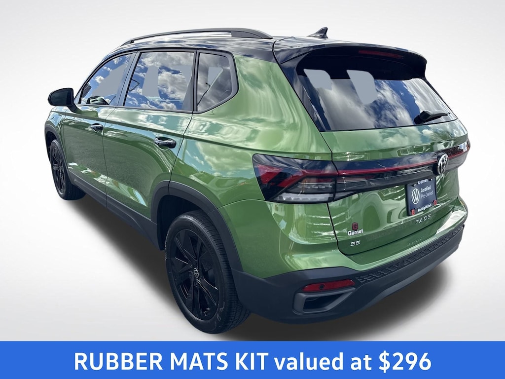 Certified 2025 Volkswagen Taos 1.5T SE Black SUV