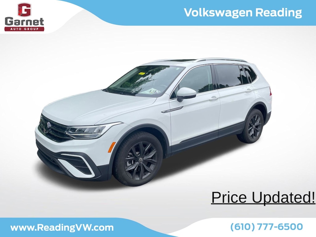 Certified 2022 Volkswagen Tiguan 2.0T SE R-Line Black SUV