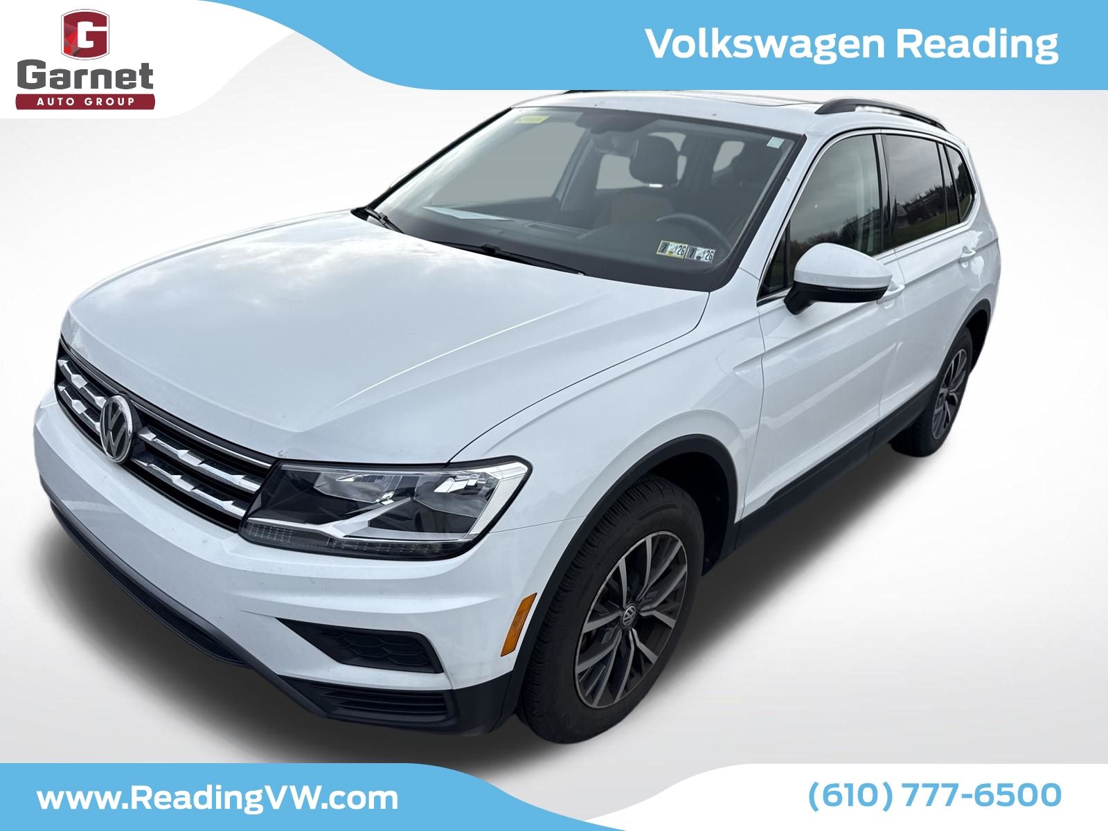 Used 2019 Volkswagen Tiguan SE with VIN 3VV2B7AX6KM151434 for sale in Leesport, PA