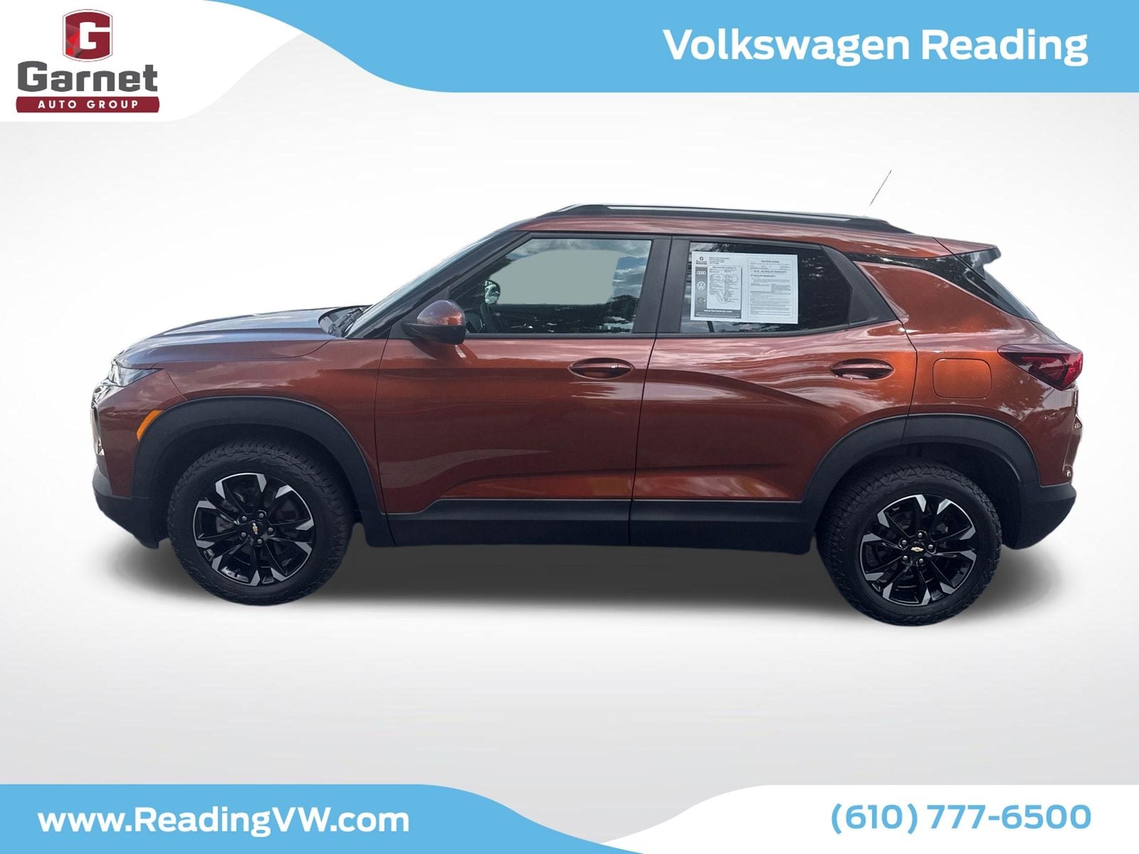 Used 2021 Chevrolet Trailblazer LT with VIN KL79MRSL2MB022774 for sale in Leesport, PA
