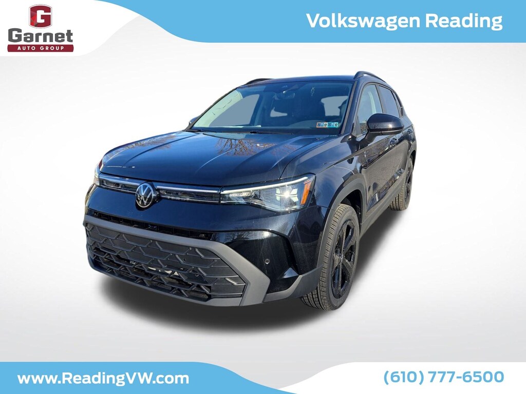 New 2026 Volkswagen Taos 1.5T SE Black SUV