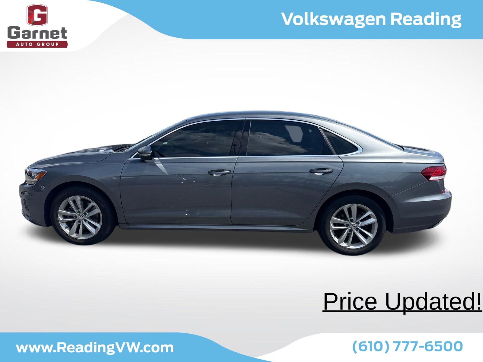 Used 2020 Volkswagen Passat SE with VIN 1VWSA7A3XLC026211 for sale in Leesport, PA