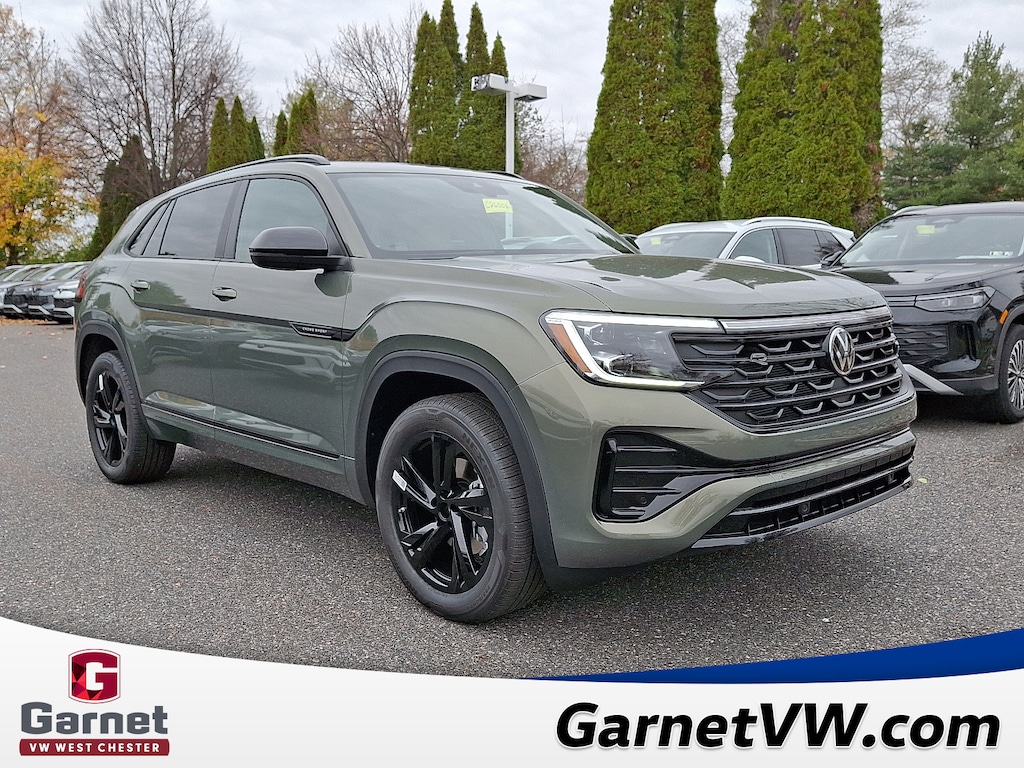 New 2026 Volkswagen Atlas Cross Sport 2.0T SEL R-Line Black SUV