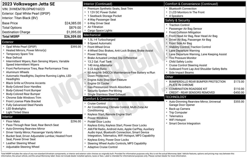 2023 Volkswagen Jetta SE