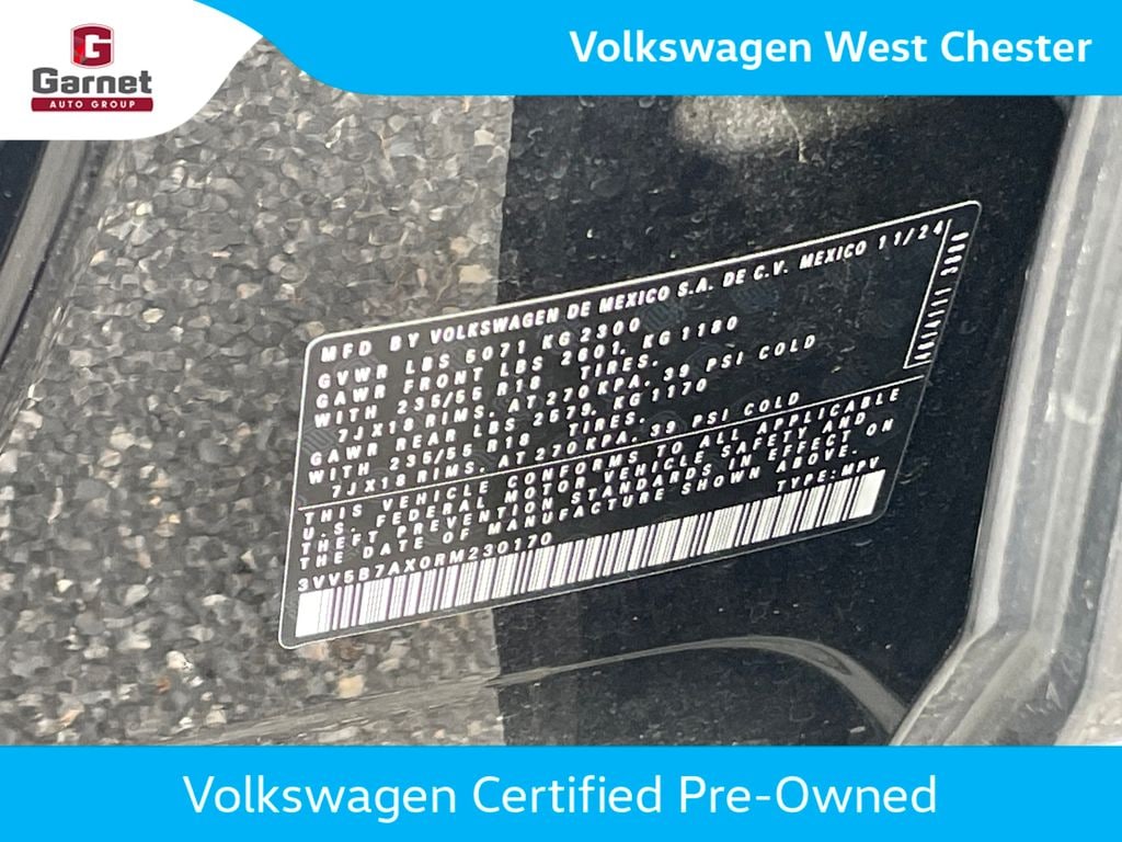 Certified 2024 Volkswagen Tiguan 2.0T Wolfsburg Edition SUV