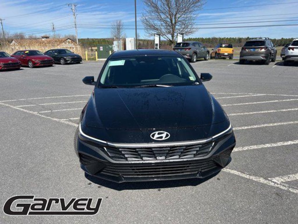 New 2026 Hyundai Elantra Hybrid Blue Sedan