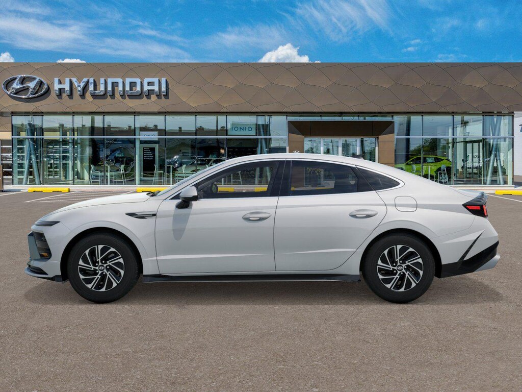 New 2026 Hyundai Sonata Hybrid Blue Sedan