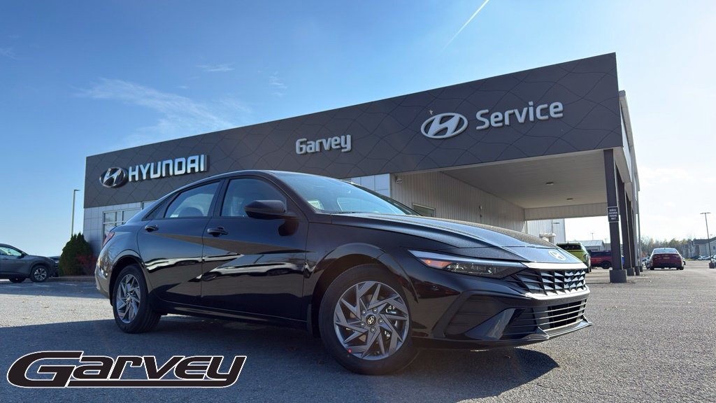 2026 Hyundai Elantra Hybrid Blue Sedan