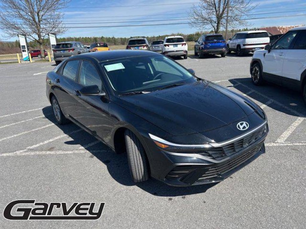 New 2026 Hyundai Elantra Hybrid Blue Sedan