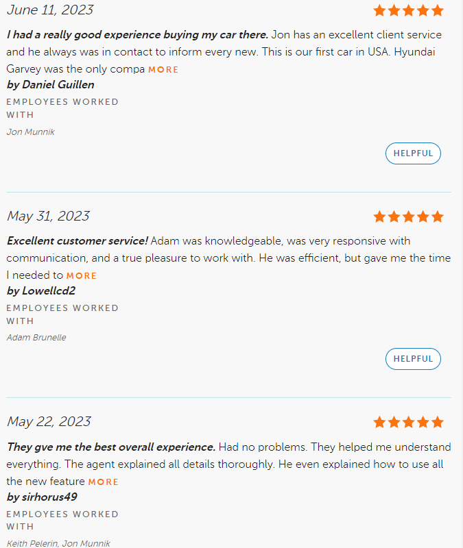 Garvey North review Dealer Rater