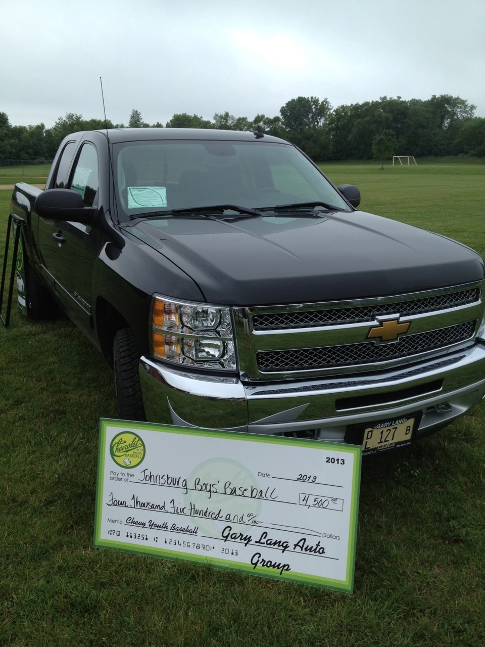 Gary Lang Chevy >> Gary Lang Chevy Donates 4 500 To The Johnsburg Boys Gary Lang Chevy >> Gary Lang Chevy Donates 4 500 To The Johnsburg Boys