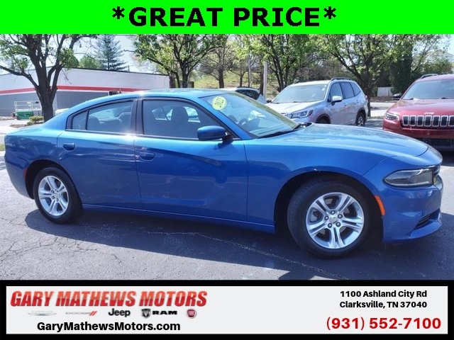 Used 2022 Dodge Charger SXT with VIN 2C3CDXBG7NH255482 for sale in Clarksville, TN