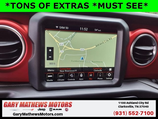 Used 2021 Jeep Gladiator Rubicon with VIN 1C6JJTBM2ML580589 for sale in Clarksville, TN