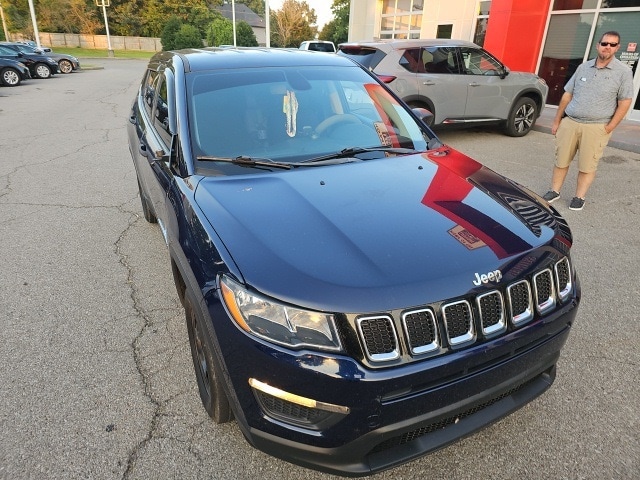 Used 2020 Jeep Compass Sport with VIN 3C4NJCAB1LT250360 for sale in Clarksville, TN