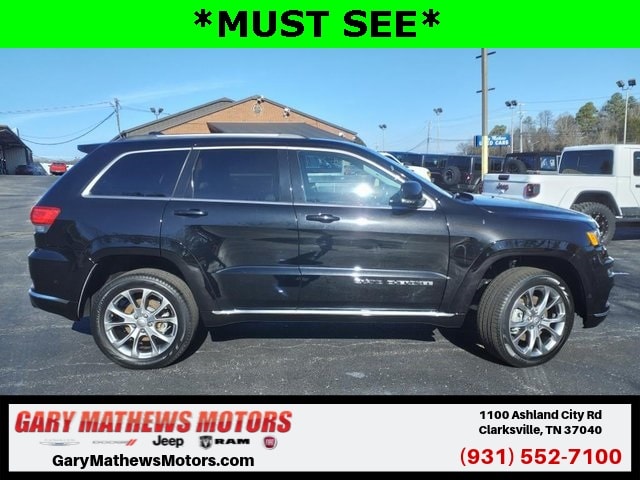 Used 2021 Jeep Grand Cherokee Summit with VIN 1C4RJFJG6MC584220 for sale in Clarksville, TN