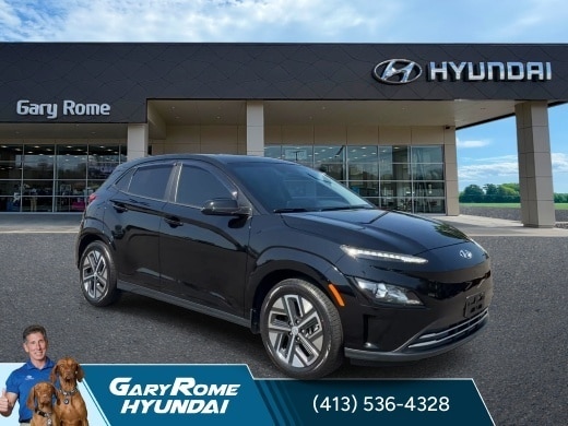 Certified 2023 Hyundai Kona EV SEL with VIN KM8K33AG7PU163529 for sale in Holyoke, MA