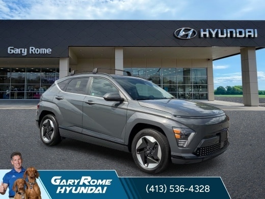 Certified 2025 Hyundai Kona EV Limited with VIN KM8HE3A62SU018872 for sale in Holyoke, MA