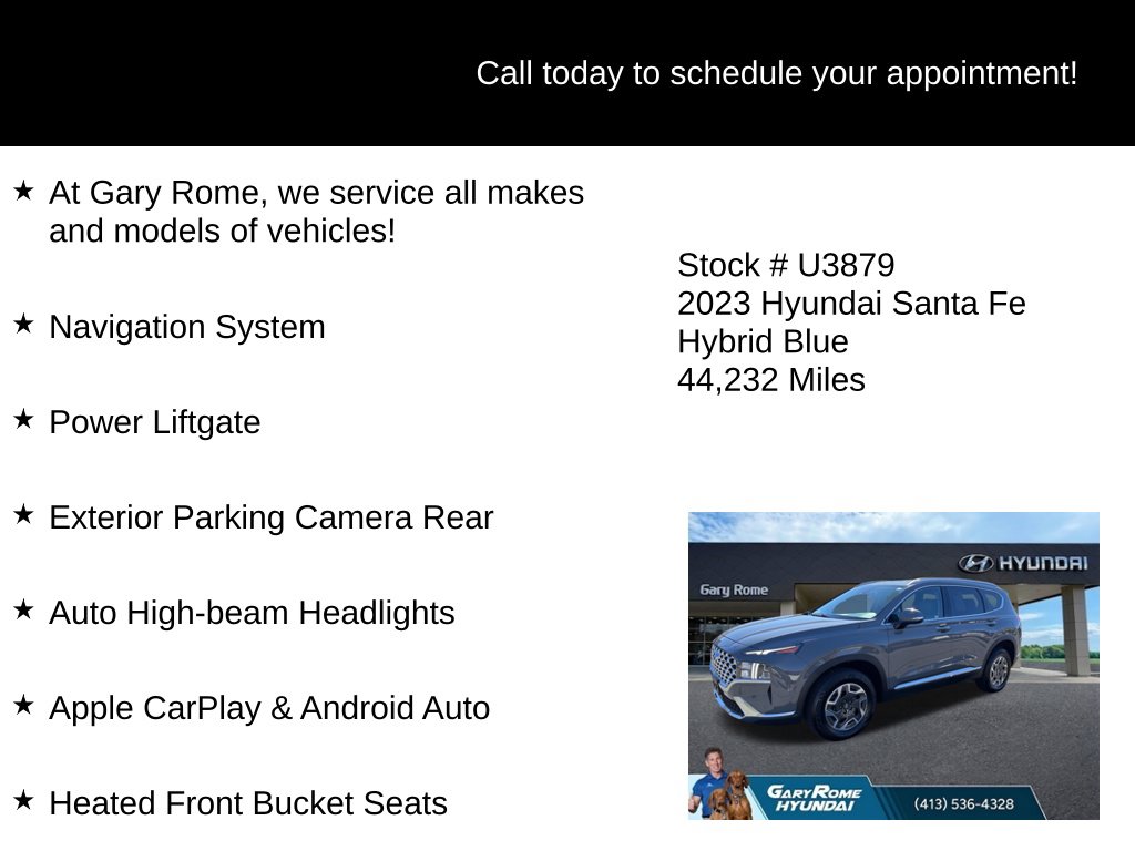 2023 Hyundai Santa Fe Blue - Photo 6