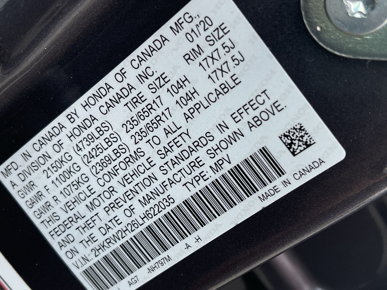 2020 Honda CR-V LX - Photo 24