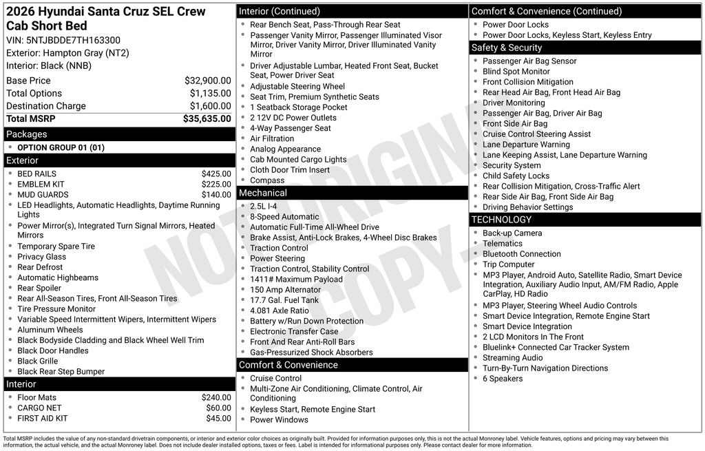 2026 Hyundai Santa Cruz SEL - Photo 31