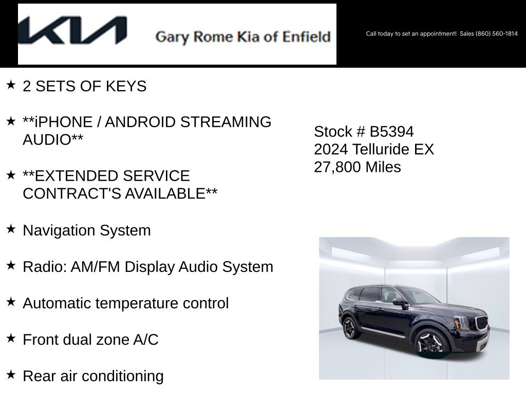 2024 Kia Telluride EX - Photo 14