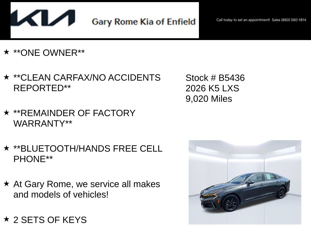 2026 Kia K5 LXS - Photo 7