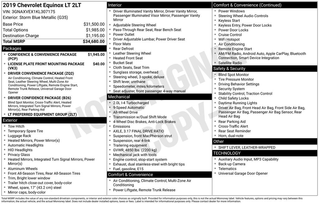 2019 Chevrolet Equinox LT - Photo 31