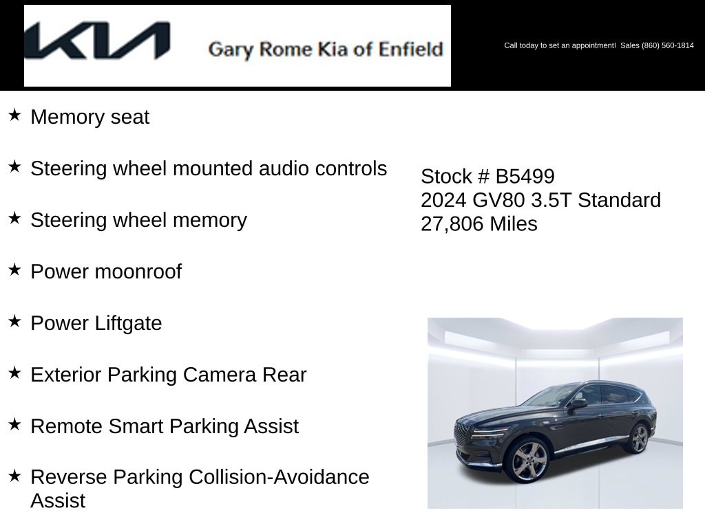 2024 GENESIS GV80 Standard - Photo 20